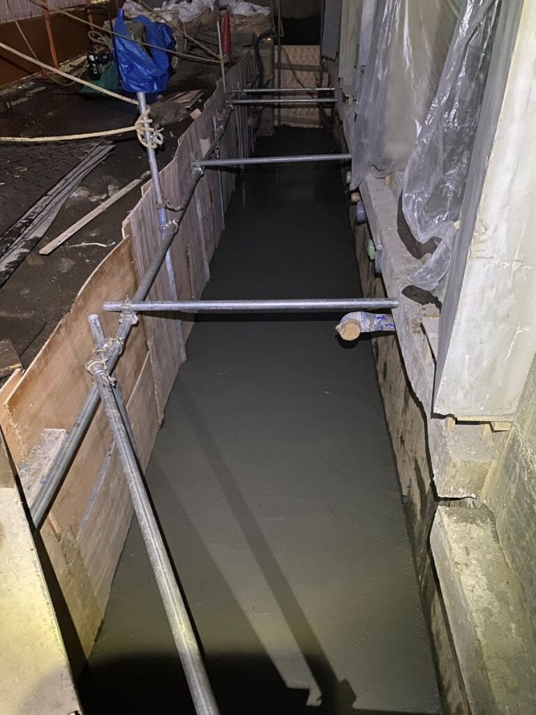 東京都武蔵野市 擁壁解体一式工事 完了後の状況